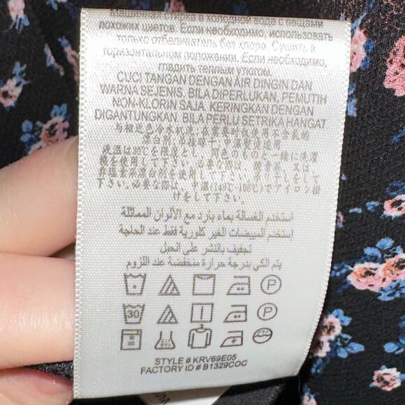 BCBGeneration Floral Babydoll Sheath Mini Dress Size Medium - Picture 7 of 11